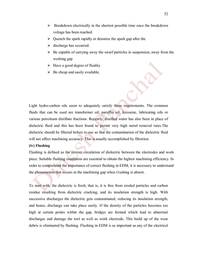 Electric Discharge Machining Modern Machining Process Pdf