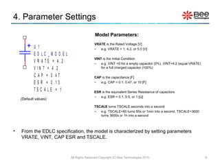 Electric Double-Layer Capacitor(EDLC) of Simple Model using PSpice | PPT