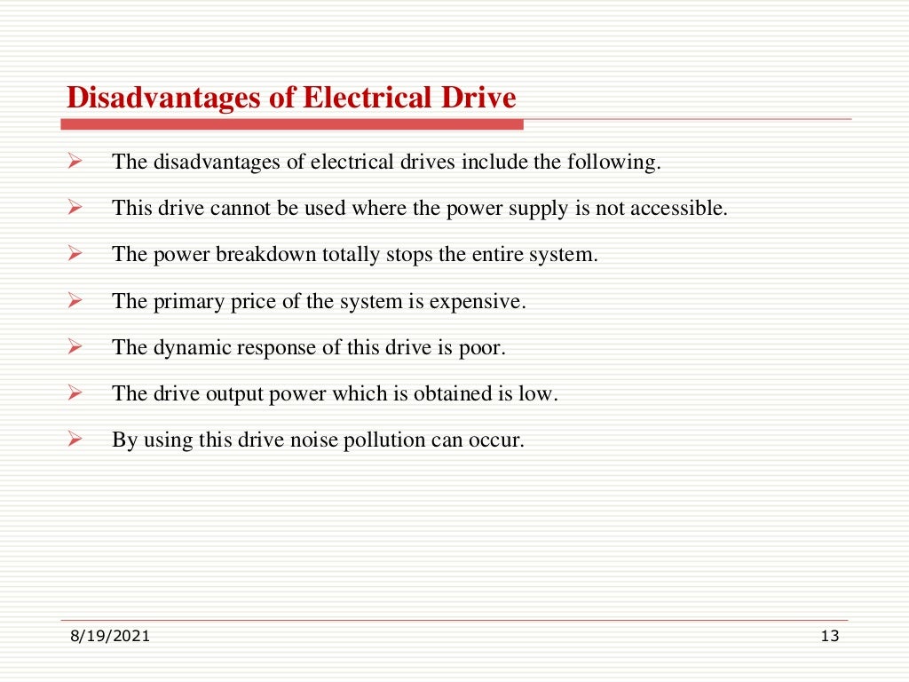 Electric Drives and Controls Unit 1 Introduction