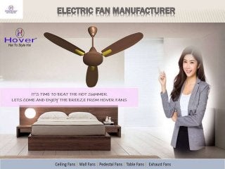 ELECTRIC FAN MANUFACTURER
 