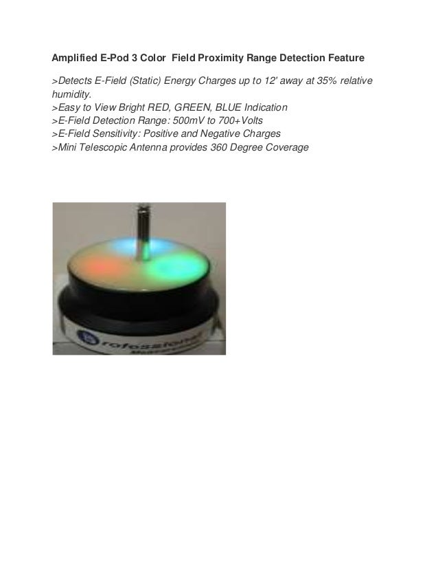 Electric Field Detector