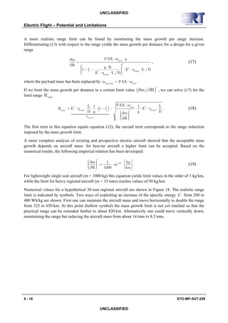 Electric flight – Potential and Limitations (2012) | PDF