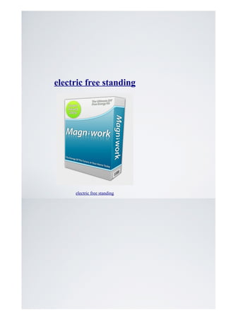 electric free standing




      electric free standing
 