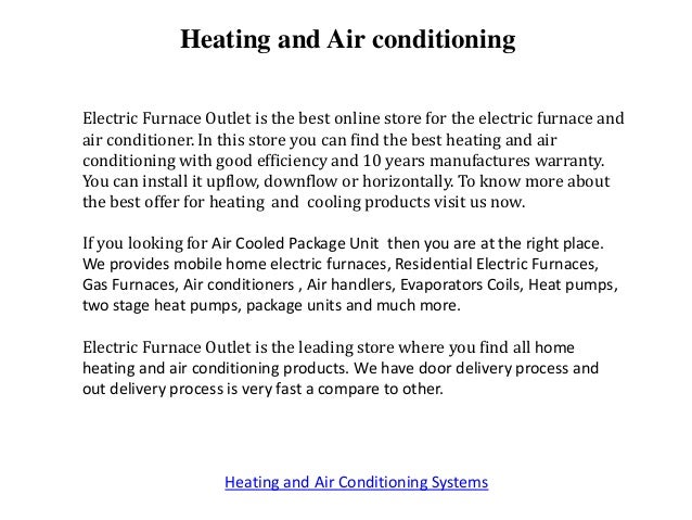mobile home heating and air