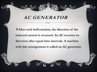 Electric generator | PPTX
