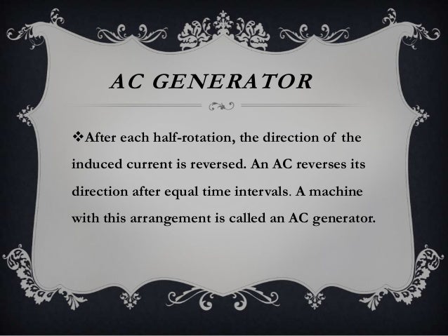 45+ Ac Generator Rotation Direction Images