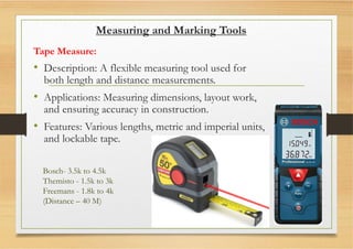 Electric hand tools in construction are powered tools used for cutting ...