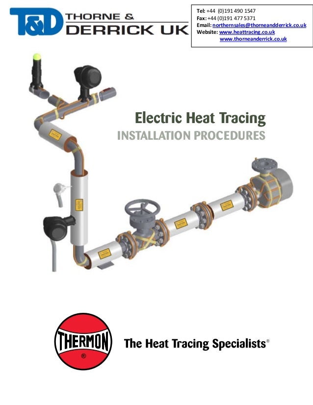 Electric Heat Tracing Installation Procedures Thermon Cables electric-heat-tracing-installation-procedures-thermon-cables