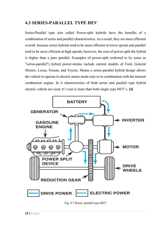 Electric hybrid vehicle Seminar Report