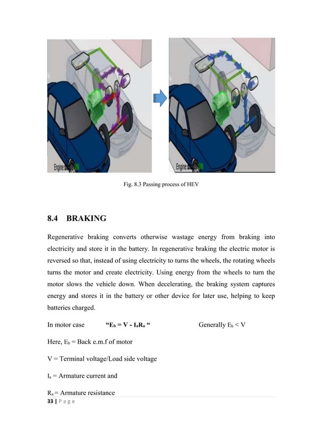 Electric hybrid vehicle Seminar Report