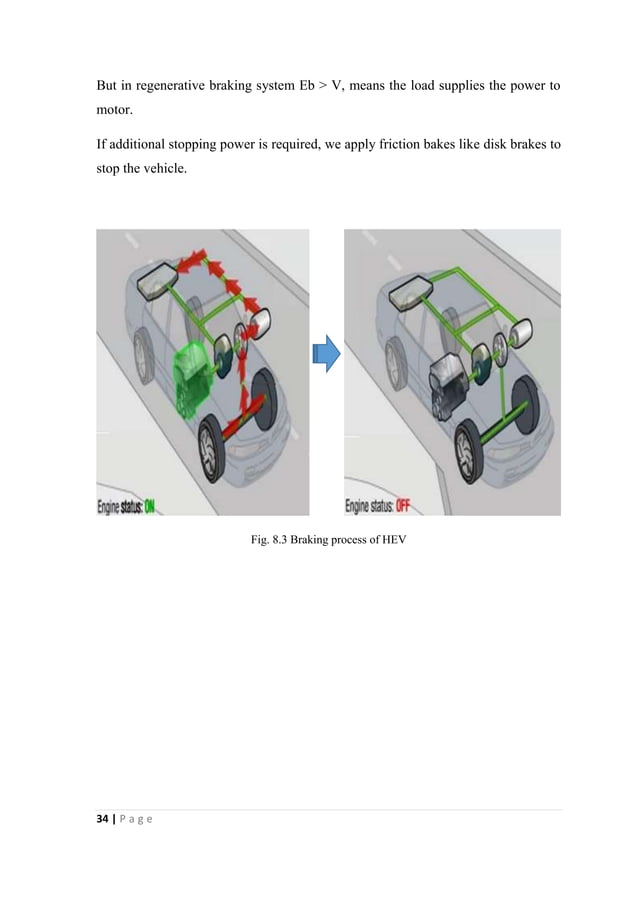 Electric hybrid vehicle Seminar Report