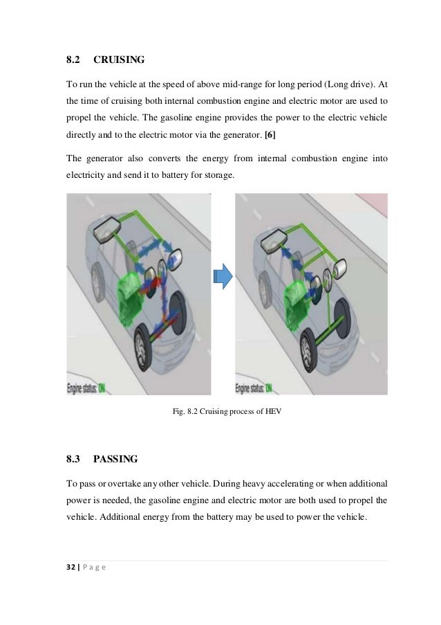 Electric hybrid vehicle Seminar Report