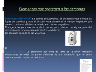 Elementos que protegen a las personas 