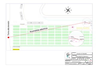 Centro de
Grupo
Cuadro General
(Sala de Control)
20
ENTRADA SECUNDARIA
CARRETERA CM-553
Acceso gradas C
6.8
Centro de
Grupo
Cuadro General
(Sala de Control)
20
6.8
ESCALA FIRMA
PROPIETARIO
PROYECTO
Alberto Cerrudo
Alberto Cerrudo
DIBUJADO
Circuito de Velocidad
Universidad de Salamanca
043 ELEC1
SUMINISTRO ELECTRICIDAD
Circuito de Salamanca 1:1000
 