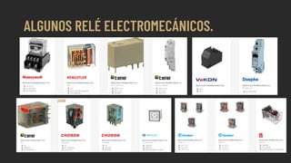 ALGUNOS RELÉ ELECTROMECÁNICOS.
 