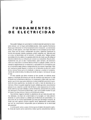 Electricidad del automovil 1