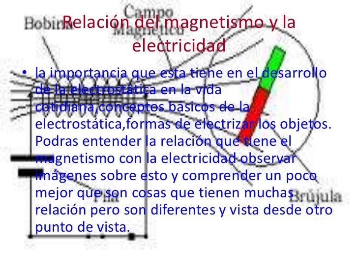 Relacion Entre Electricidad Y Magnetismo Wikipedia
