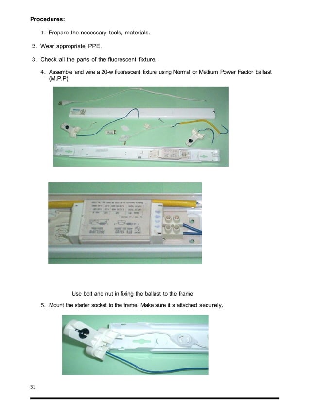 Electric instalation operation and training manual | PDF
