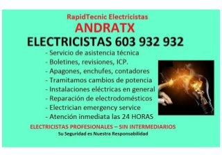 Electricistas Andratx 603 932 932