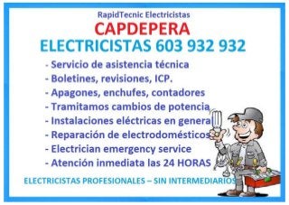Electricistas Capdepera 603 932 932