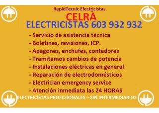 Electricistas Celra 603 932 932
