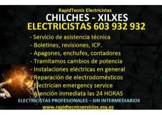 Electricistas Chilches-Xilxes 603 932 932