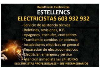 Electricistas Estellencs 603 932 932