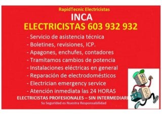 Electricistas Inca 603 932 932