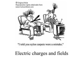 Electric charges and fields 