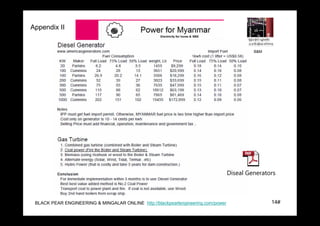 14#BLACK PEAR ENGINEERING & MINGALAR ONLINE http://blackpearlengineering.com/power
Diseal Generators
Appendix II
B&M
 