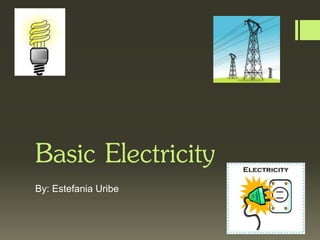 Basic Electricity
By: Estefania Uribe

 