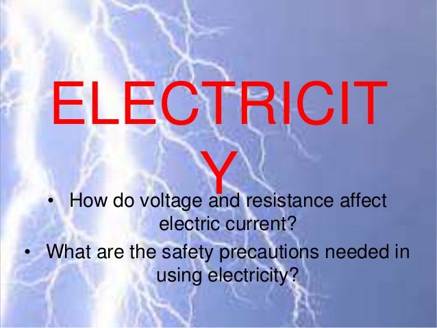 What Is The Relationship Among Electric Power Current And Voltage