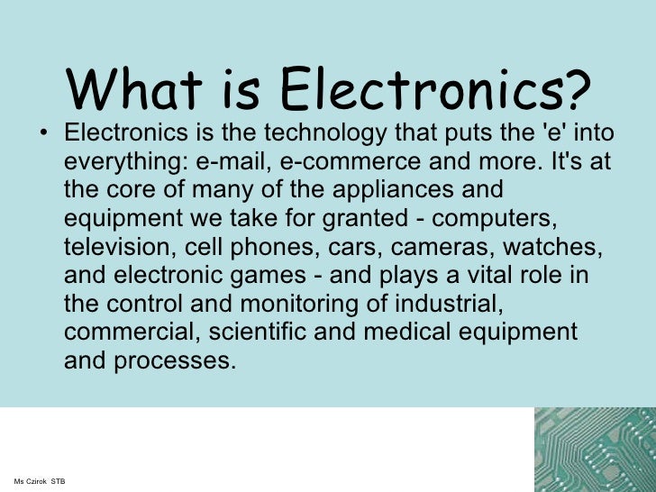 Electricity And Electronics