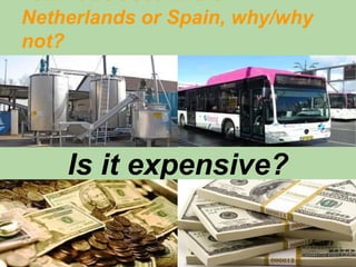 Can it be used in the
Netherlands or Spain, why/why
not?
Is it expensive?