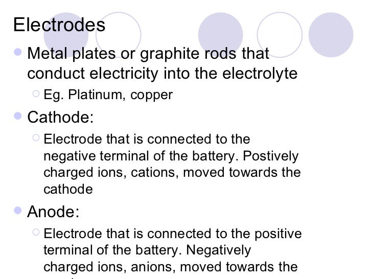 Electricity & Chemistry