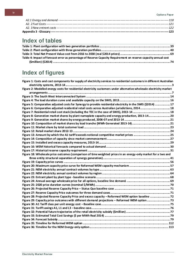thesis electricity market