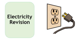 Electricity
Revision
 