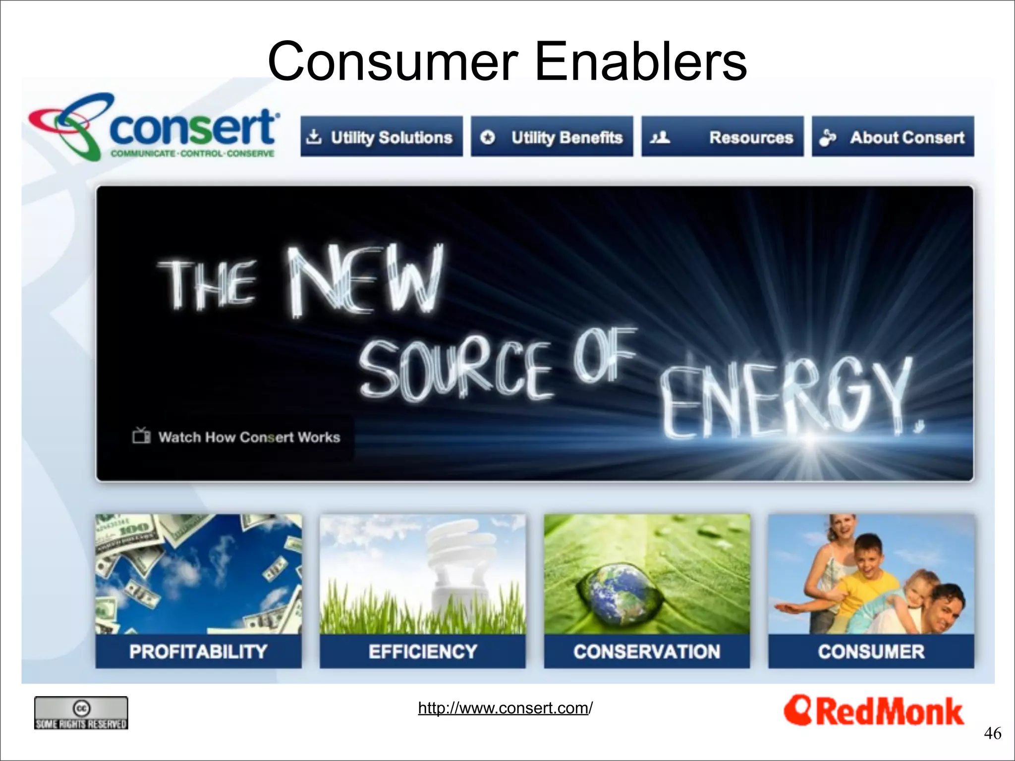 Consumer Enablers




     http://www.consert.com/
                               46
 