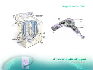 Magnetic (motor) effect
 