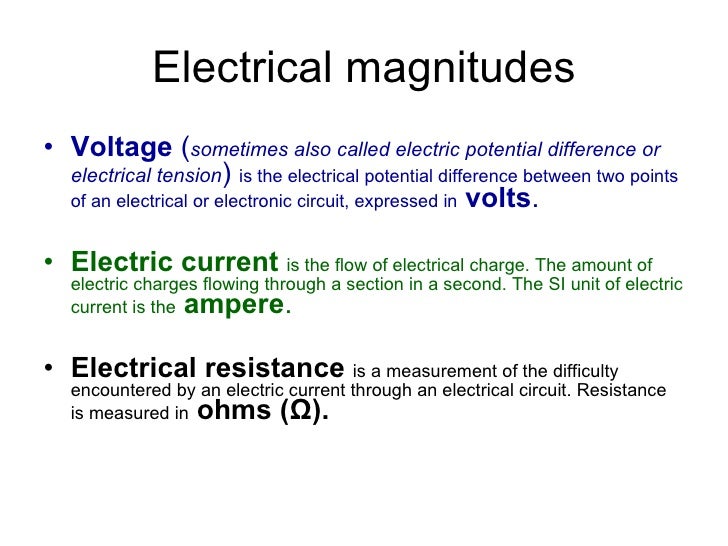 electrical-magnitudes