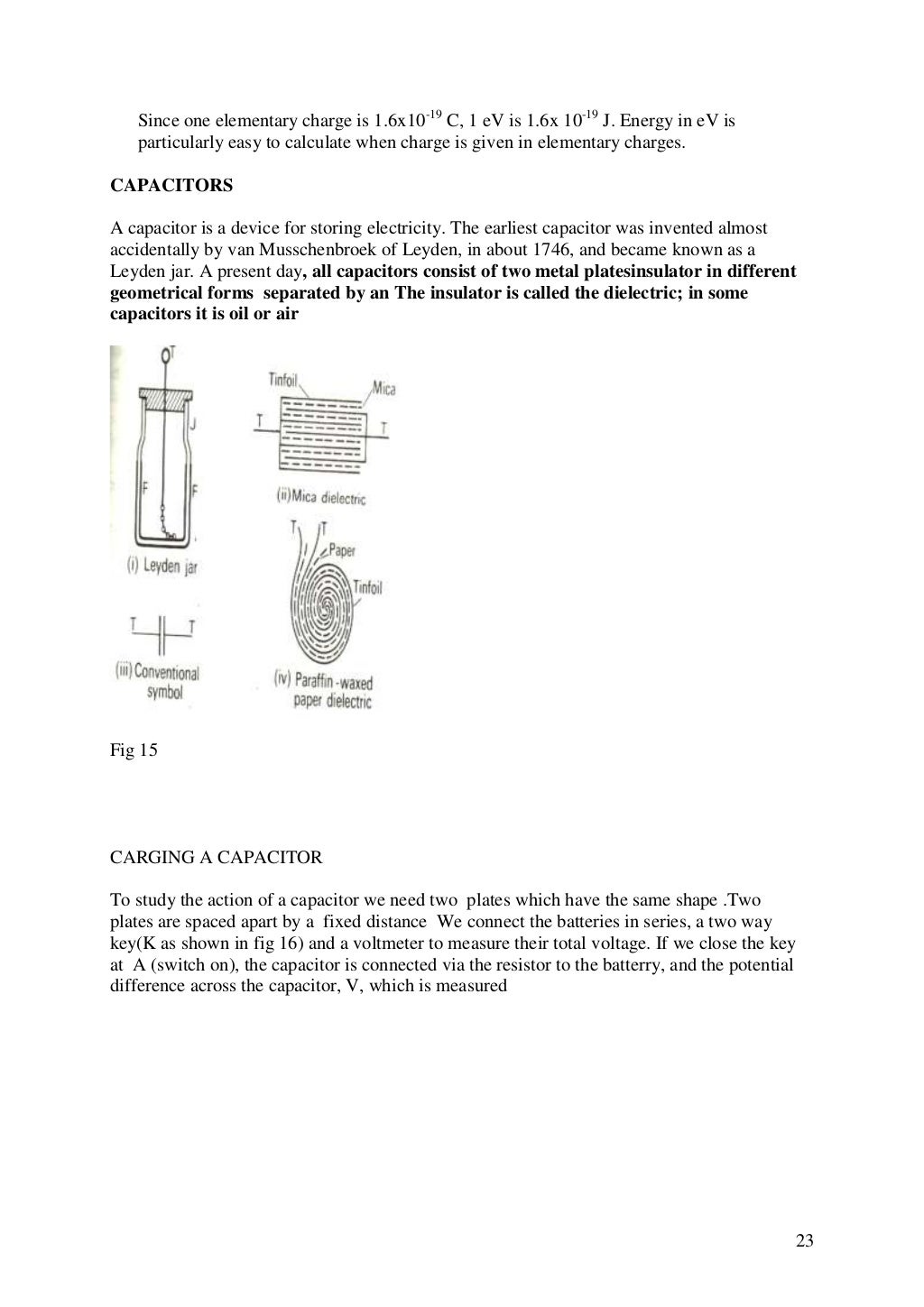 Electricity and magnetism 1