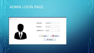 ADMIN LOGIN PAGE
 