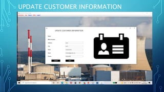 UPDATE CUSTOMER INFORMATION
 