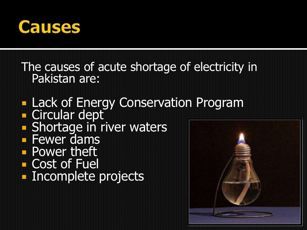Electricity crisis in Pakistan