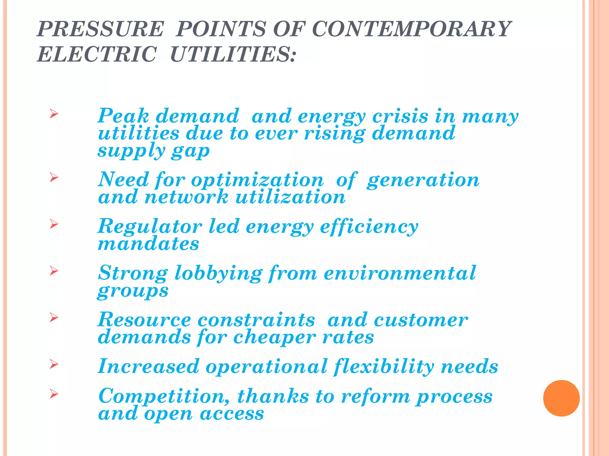 Electricity Demand Side Management (DSM) and End-use Efficiency | PPT