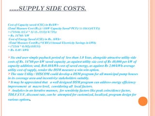 Electricity Demand Side Management (DSM) and End-use Efficiency | PPT