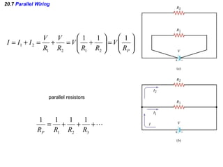 20.7  Parallel Wiring parallel resistors 