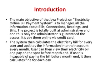 Electricity online billl payment final | PPTX