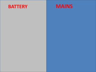 BATTERY MAINS
 