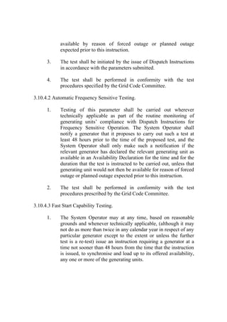 Electricity primary grid_code_regulations_2003 | PDF